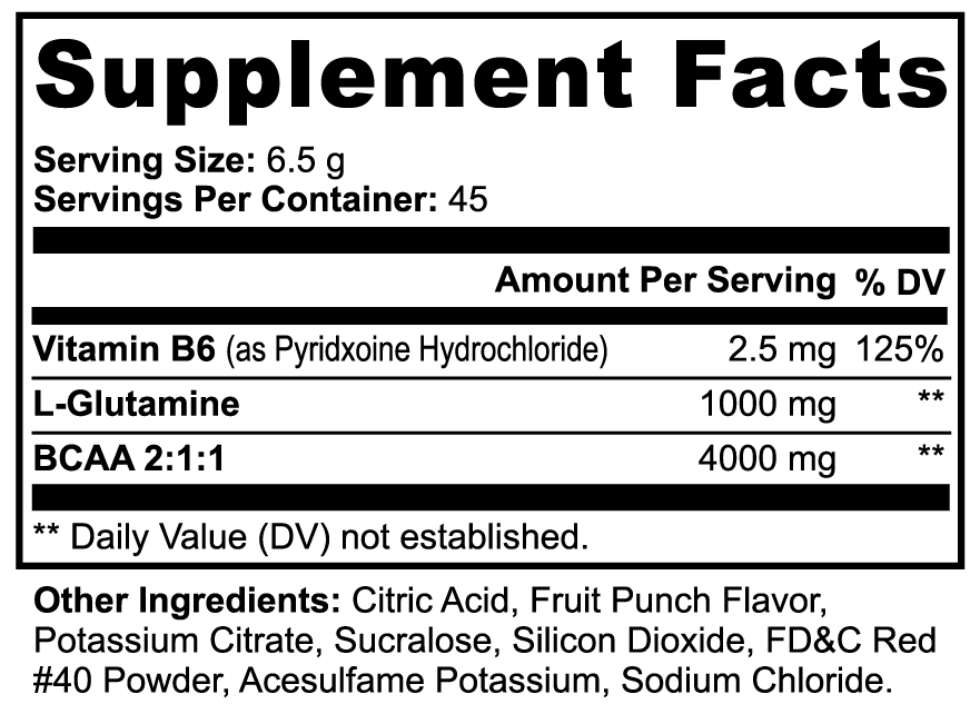 AMINO-BURN "Fruit Punch"