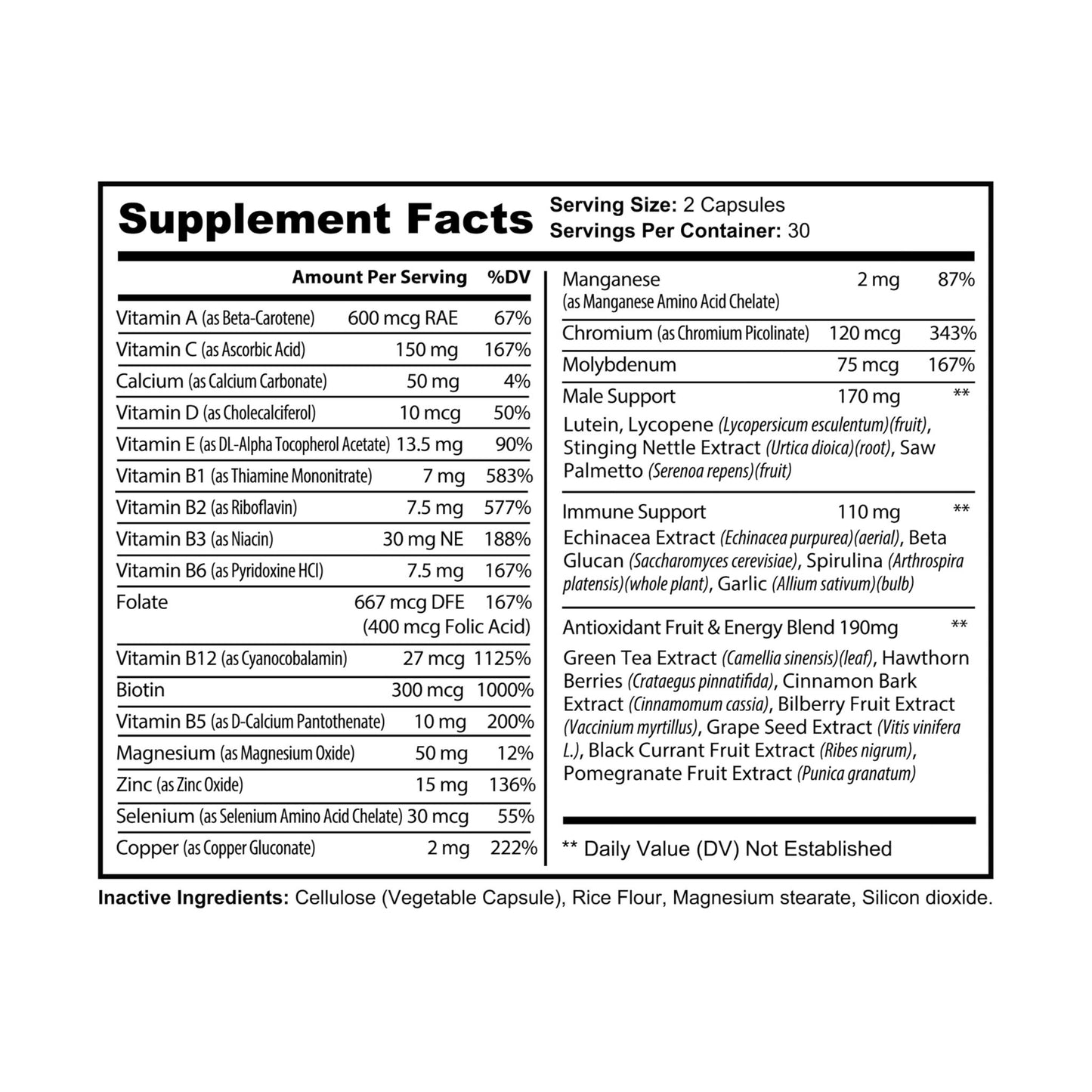 His Multivitamin