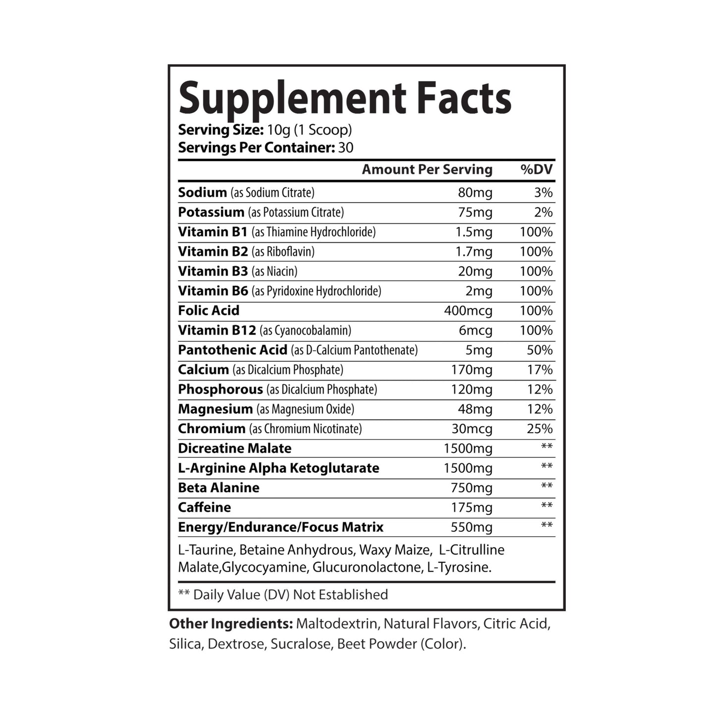 Performance Pre-Workout